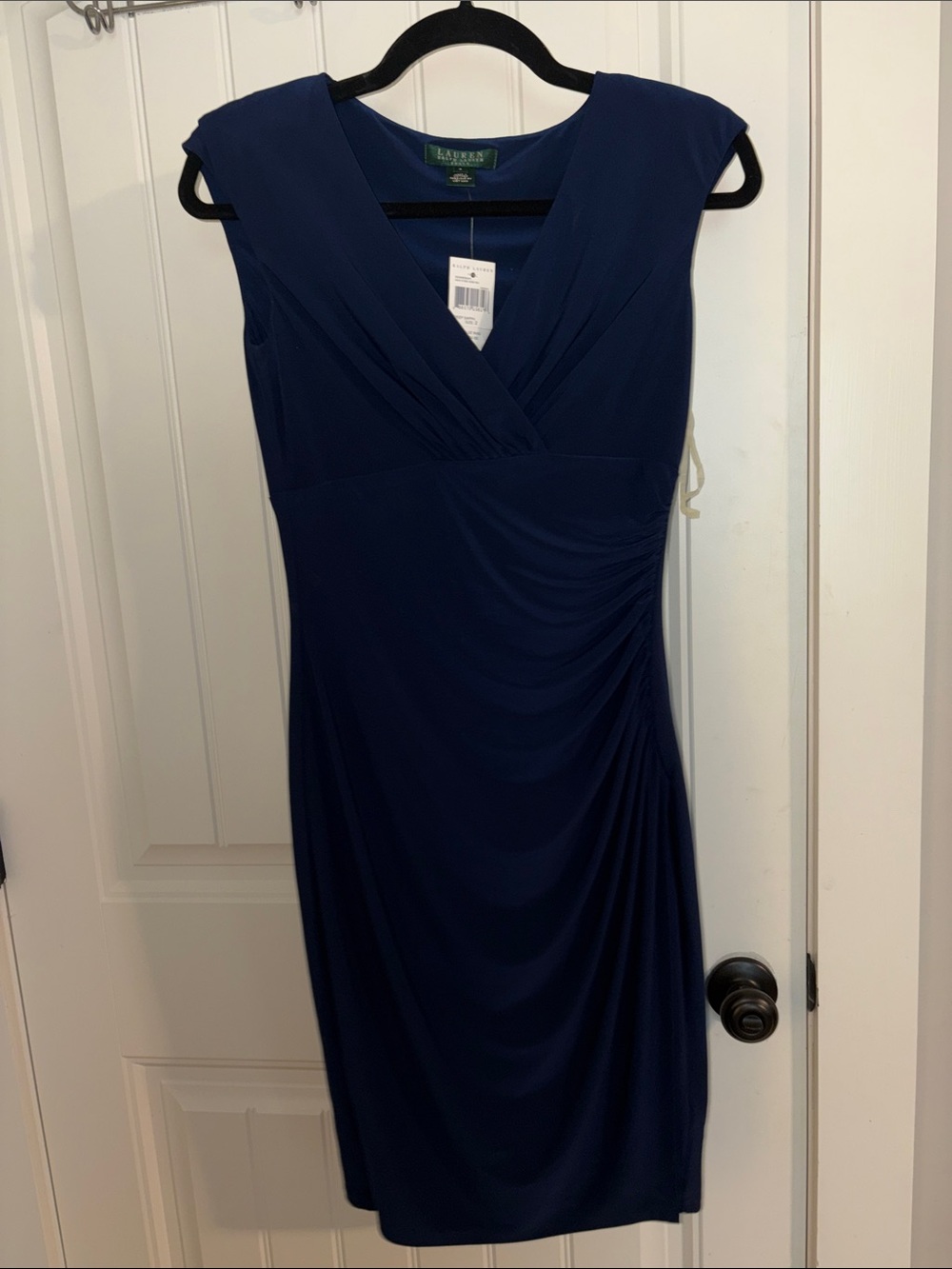 OFFERS OPEN! Women’s size 2 navy Lauren Ralph Lauren Navy Cap-Sleeve Midi Dress